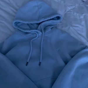 Hollister light blue hoodie